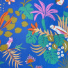 Printed Cotton PAPAGAIOS Ultramarine / Tawny Multicolored